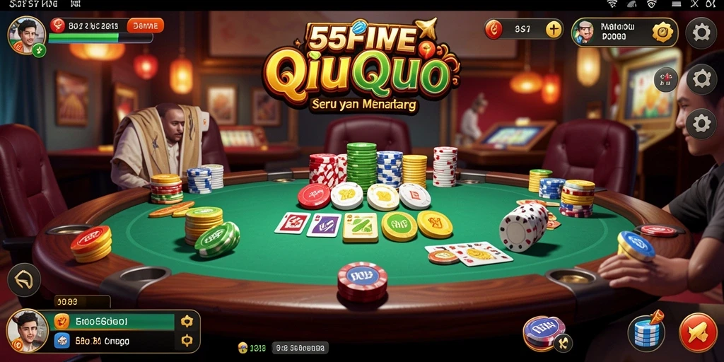 Gameplay seru QiuQiu di 55FIVE.