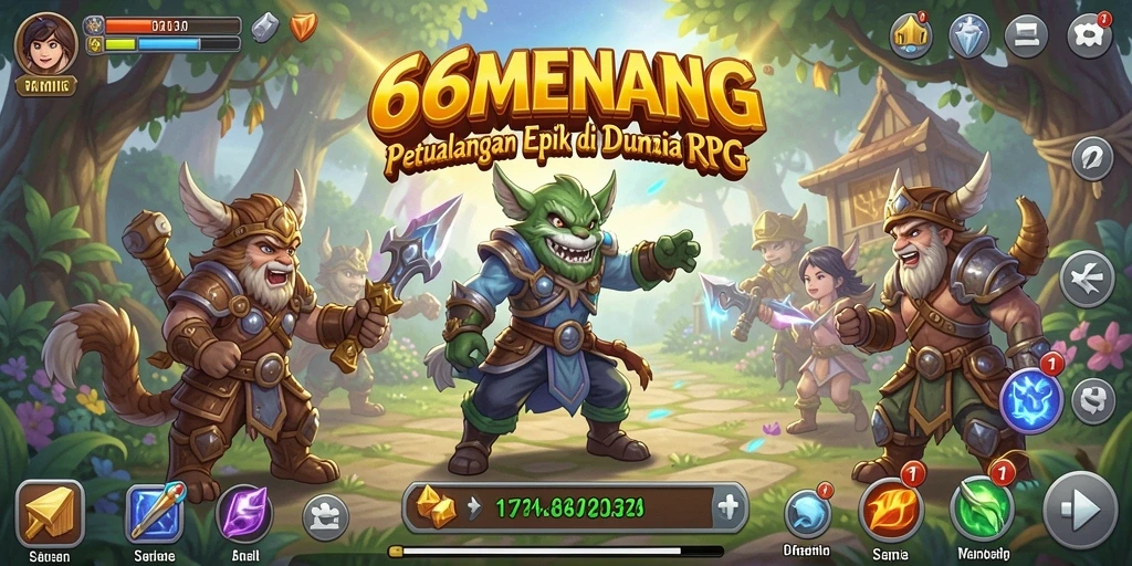Tampilan gameplay RPG yang menarik dan seru.