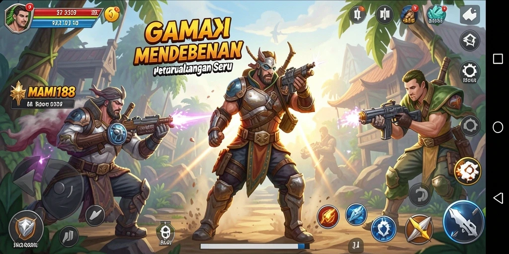 Gameplay aksi yang mendebarkan dalam MAMI188.