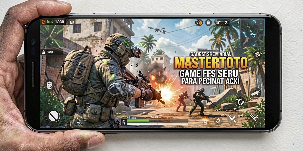 Screenshot menunjukkan aksi seru dari gameplay MASTERTOTO di arena pertempuran.