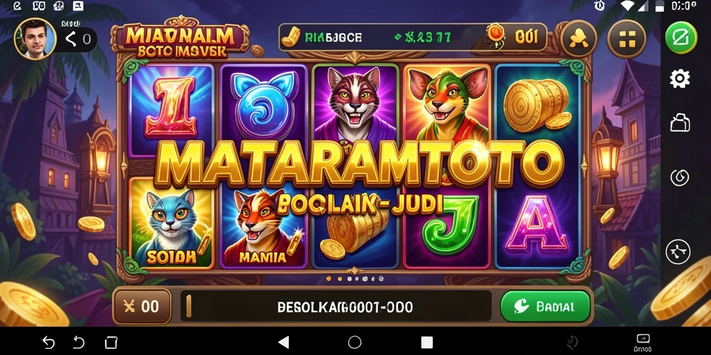 Tampilan menarik dari gameplay slot di MATARAMTOTO.