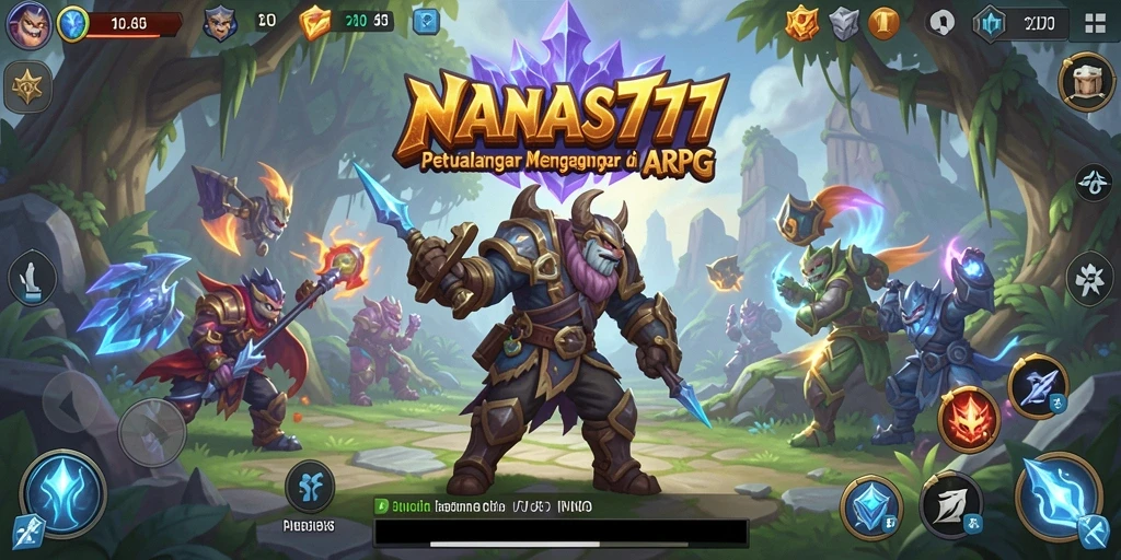 Tampilan menarik dari gameplay NANAS777 dalam aksi ARPG.