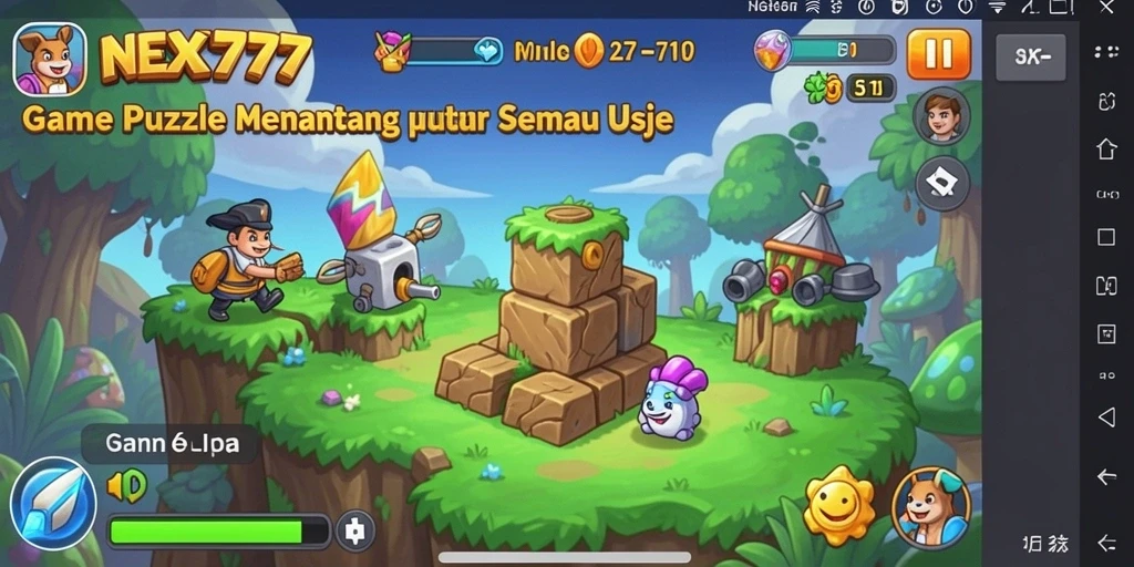 Tampilan gameplay menarik dari NEX777 yang penuh tantangan.