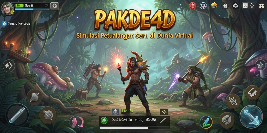 Tampilan gameplay PAKDE4D yang menarik dan mendebarkan.