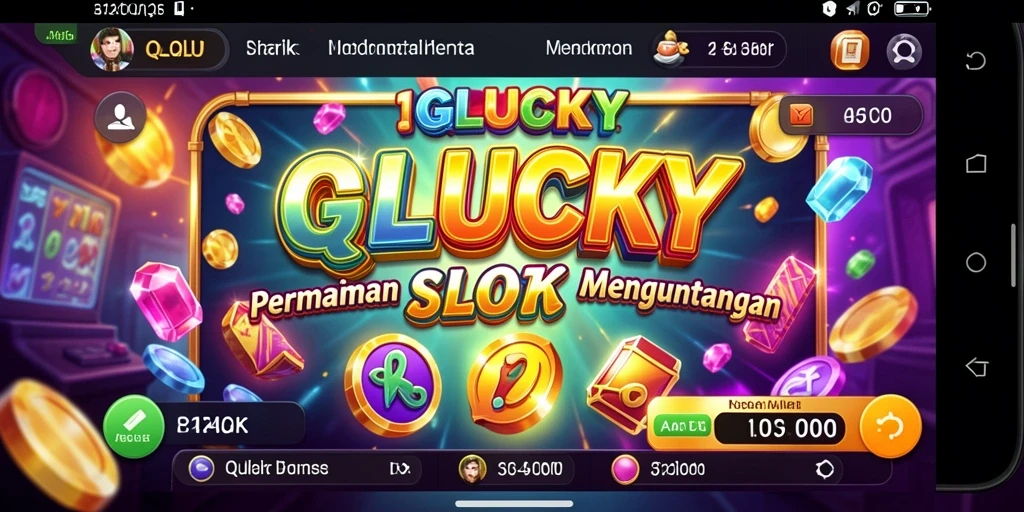 Screenshot QGLUCKY menampilkan gameplay Slot yang penuh warna dan menarik.