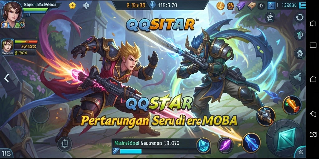 Gameplay intens dan karakter unik di QQSTAR.