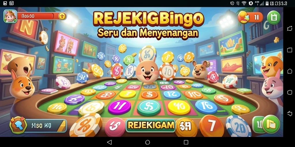 Gameplay seru Bingo di REJEKIGAMES yang menantang.