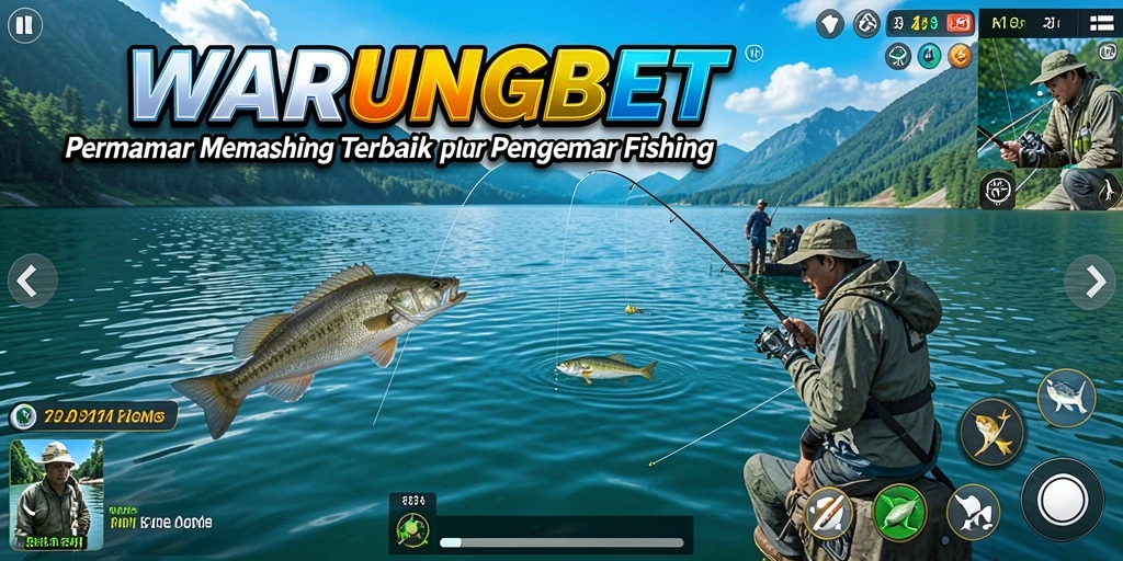Tampilan menarik dari gameplay Fishing di WARUNGBET